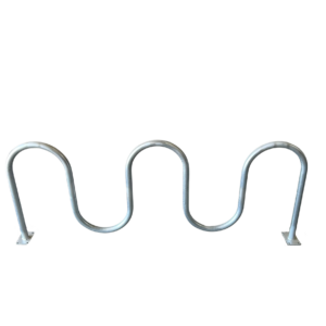 7 Bike Serpentine Bike Rack - Surface Mount
